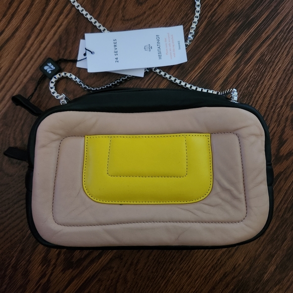 PIERRE HARDY Alpha padded leather shoulder bag New - Picture 3 of 8